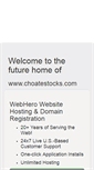 Mobile Screenshot of choatestocks.com